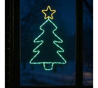 Direct Furniture Deals Large 72 cm LED Christmas Tube Lights - Outdoor Waterproof Tree Decorations for Garden, Patio & Holiday Display