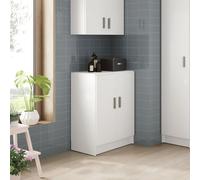 Direct Furniture Suppliers Ltd Vita 2 Door Utility Freestanding Cupboard - White