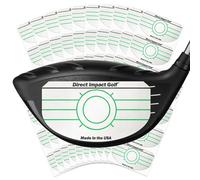 Direct Impact Golf 200 Driver Labels: Ultra-Thin Golf Impact Tape Instant Feedback for Distance, Accuracy, Consistency