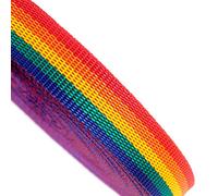 Direct Manufacturing 25mm Rainbow Webbing Rolls Polyproplene 440kg Straps and Lashing (100m)