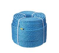 Direct Manufacturing Blue Polypropylene Rope Coils, 18mm Polyrope, Sailing, Agriculture, Camping multiple lengths (220m)