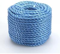 Direct Manufacturing Blue Polypropylene Rope Coils, 6mm Polyrope, Sailing, Agriculture, Camping 220m (50m)
