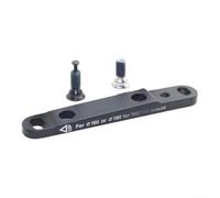 Direct Mount Disc Brake Adapter 160mm Aluminum Alloy Flat to Direct Mount Brake Caliper Adapter 140mm Road Bike Disc Brake Converter 160mm Lightweight High-Strength Aluminum Brake Mount (front 160)