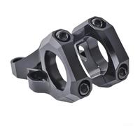 Direct Mount Stem, 31.8mm Handlebar, 35mm Rise, CNC 6061 Aluminium, for Dual Crown Forks DH Mountain Bike for Surron for Light Bee(Black)