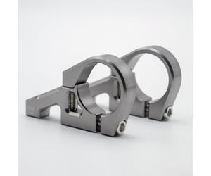 Direct Mount Stem Engineered for Dual Crown Fork Applications in For DH Mountain Biking with 31.8mm Handlebar Clamp Standard (Silver)