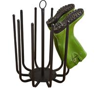 Direct Online Houseware 5 Pair Black Round Boot Shoe Rack Welly Holder Stand Storage Organizer, ROW2522, 43cm x 43cm x 56cm