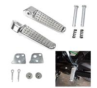 Direct Replace Foot Pedals for Honda SX150 | Front position, steel build, silver finish, direct fit for honda SX150, pair included