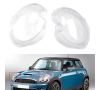 Direct Replace Headlight Cover For Mini R56 With Cleaning | Made of high-grade PC material, wear resistant, prevents dust and moisture buildup, ensures clear visibility