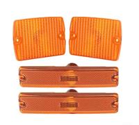 Direct Replace Turn Light Housing 4pcs Amber for YJ Models | Fits Base, for sahara, Sport models, front fender application, restores look easily