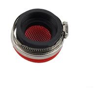 Direct Replacement Air Filter Cleaner Red For 28mm 32mm 35mm 38mm 42mm 44mm 47mm 50mm 54mm 58mm For Mini Scooter Pocket Bike Engine Intake Sponge Abs High Strength Material Easy Install Dust(50MM)