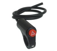 Direct Replacement Hazard Light Switch Button 22mm for Motorcycle Electric Vehicle Aluminum Push Connector Robust Design