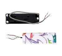 Direct Replacement Rich Tone Pickup for 4 String Bass Guitars Good Sustains Simple Installation Portable Professional Practical Humbucker Pickup Instrument Accessories