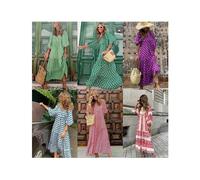 (Direct sales of the factory, a lot of stocks, uniform codes, shipping on the same day, S) Autumn Independent Station , Geometric Collage Bubble Sleeve Skirt Street Bombing Street Large Size Women's C