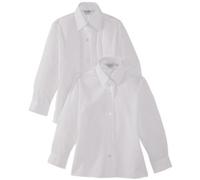 Direct Schoolwear L/S School Blouse White - Pack of 2 Blouses - Art no 7070 (42, White)