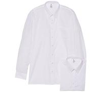 Direct Schoolwear L/S School Shirt White & Blue (14.5, White)