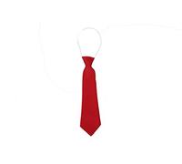 Direct Schoolwear School Tie on Elastic art no 7220 (One Size, RED)