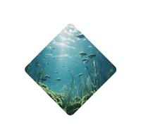direct sunlight on the seabed 4 Pcs Car Air Freshener Cards, Hanging Disposable Card Fresheners for Vehicles, Lavender Scented