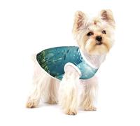 Direct Sunlight on The Seabed Cotton Dog Shirt - Soft Breathable Dog Shirt for Dogs Cats Boy Girl Pet Tshirt,Suitable for Small Pets