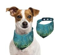 Direct Sunlight On The Seabed Dog Bandana for Small Medium Large Dogs, Cat Dogs Kerchief Triangle Bibs Scarf for Girl Or Boy