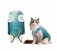 Direct Sunlight on The Seabed Recovery Suit for Dogs Cats After Surgery, Soft Cotton Post-Surgery Suit for Male and Female Pet