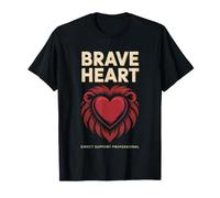 Direct Support Professional Gentle Hands Brave Heart Strong T-Shirt