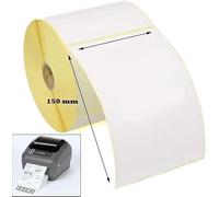 Direct Thermal Labels Blank Box of 5 White 4" x 6"(101mm x 152mm) 500 Labels per Roll Address Label Shipping Label Package Label for Thermal Printers, Zebra Citizen TSC and All Other Brands (4 x 6)