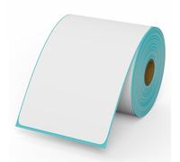 Direct Thermal Labels1 Roll 500 Labels Shipping Labels Blue 4" x 6"(101x152mm) Packaging Envelopes Labels for Direct Thermal Printers