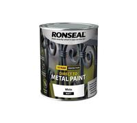 Direct to Metal Paint White Matt 750ml Ronseal White 750ml