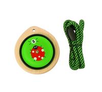 Direction Finder Compass for Teachers | Wooden Travel Shape with Beech Shell, Clear Face, Cord, Camp Study Learning