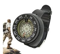 Direction Finder, Professional Diving Orientation Device, Magnetic with Night Illumination, Heavy Duty Waterproof Navigation Instrument, Adventure Tool with Style, Hiking Accessory