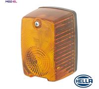 HELLA 2BA 002 652-111 Indicator - mounting - Lens Colour: Yellow - left/Lateral Mounting/Front