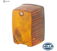 HELLA 2BA 002 652-111 Indicator - mounting - Lens Colour: Yellow - left/Lateral Mounting/Front