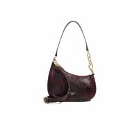 'Direction' Leather Shoulder Bag Dune London Purple One Size