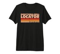 Directional Drill Locator Retro Sunrise Premium T-Shirt