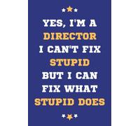 Director Gifts: Lined Blank Notebook Journal, a Funny and Appreciation Thank You Gift for Directors to Write in