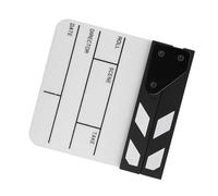 Directors Clapboard for Film, Movie Directors Clapboard, Mini Acrylic Director Scene Clapperboard TV Movie Action Board Film Cut Prop with Pen