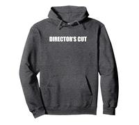 Director'S Cut Pullover Hoodie, Adult Unisex, Dark Heather Grey, XXL