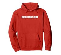 Director'S Cut Pullover Hoodie, Adult Unisex, Red, L