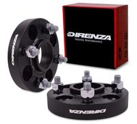 Direnza 2pcs 25mm Hubcentric Wheel Spacers Compatible with Ford Fiesta | MK7 | 2009-2017 | Bolt Pattern 4x108 Thread Pitch M12x1.5 Centre Bore 63.4mm | Lightweight Performance Ford Spacer