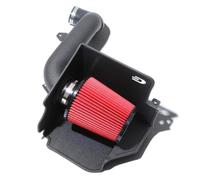 Direnza Air Intake Induction Upgrade Kit Compatible with Ford Fiesta MK8 1.0 Ecoboost 2017-2023 Models Alloy Aluminium Performance Cold Intake Pipe Including Black Heat Shield Clamps Red Mesh Filter
