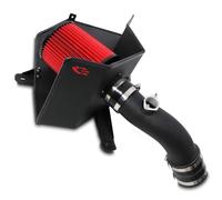 Direnza Performance Air Induction Kit Compatible with Volkswagen Golf MK5 R32 3.2 VR6 2005-2009 Alloy Aluminium Cold Intake Pipe Including Black Heat Shield