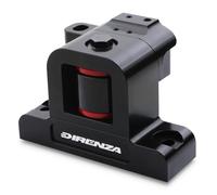 Direnza Uprated Engine Mount Right Driver Off Side Compatible with Audi A3 S3 8L 1.8T 225bhp | TT 8N 1.8T 225bhp 1996-2003 Black and Red RHS OS Upgraded Bush Uprated Poly Bushes