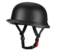 DIRERTYS Retro Open Face Helmets ECE/DOT Approved Unisex Adult, Vintage German Motorcycle Half Helmet, Motorbike Jet Helmet for Bicycle Chopper Cruiser Scooter with Quick Release Buckle