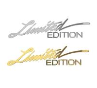 Dirfuny 2 Pack Limited Edition Car Sticker | Car Trunk Badge Sticker - Waterproof Metal Limited Edition Logo Emblem Badge Decal, Car Emblem Metal Decal for Motorcycles, Cars