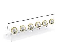 Dirfuny Display Stand 6 Pieces | 6 Slots Challenge,Transparent Acrylic Stand Easel Stand represents Chips Casino Medals Challenge