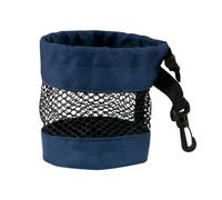 Dirfuny Golf Ball Bag, Mesh Golf Bag Organizer Golf Ball Holder, Golf Tees Bag, Large Capacity Storage Pouch Bag with Drawstring and Clip for Men Women