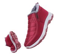 Dirfuny Wide Ankle Boots | Anti-Skid Warm Winter Boots,Slip Boots for Couples, Fashion Boots for Indoor and Outdoor, Winter Booties for Middle Age and Elderly