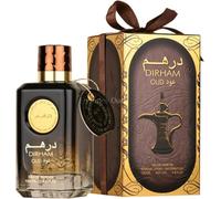 Dirham Eau De Parfum - Luxury Long Lasting Arabic Fragrance for Men & Women | Elegant Designer Bottle | Everyday Wear, Special Occasion, Gift Idea (Dirham Oud)