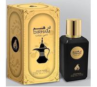 Dirham Oud by Modaleo - Unisex Long-Lasting Eau de Parfum 100ml | Arabic Oriental Woody Fragrance | Luxury Dubai Perfume for Men & Women GOLD