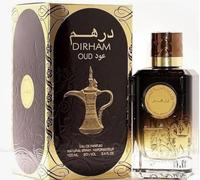Dirham Oud Eau De Parfum 100ml - Authentic Arabian Fragrance for Men and Women - Long Lasting Unisex Oud Perfume with Woody & Spicy Notes - Made in Dubai